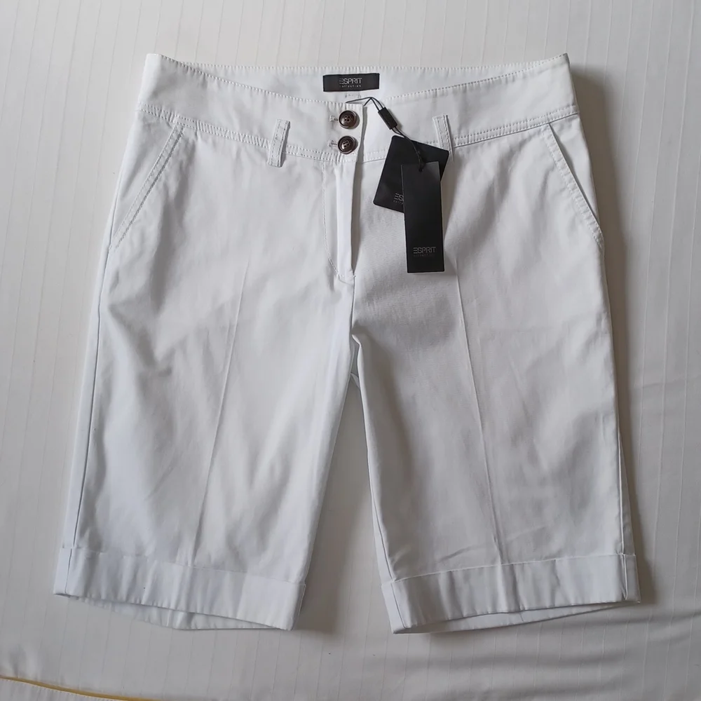 Esprit Collection "Prague" Cotton Shorts NEW- Sz. 6 - Picture 4 of 14